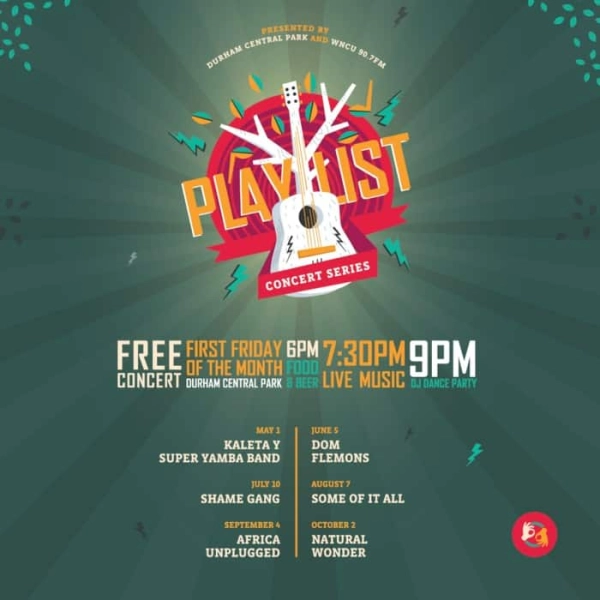 PLAYlist Concert Series Returns to Durham Central Park
