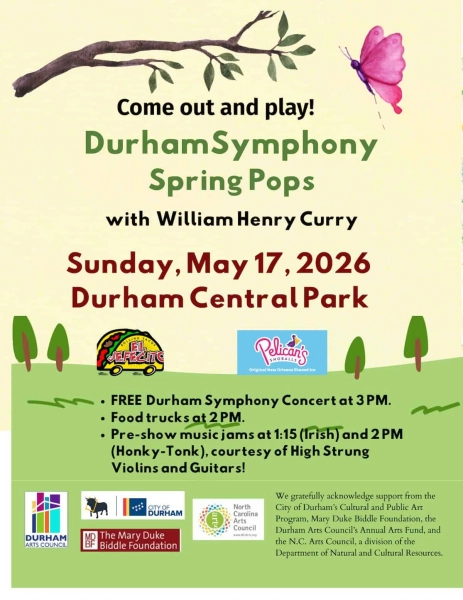 Spring Pops: Free Durham Symphony Orchestra Concert at Durham Central Park