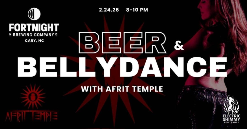 Electric Shimmy Beer and Bellydance at Fortnight Brewery
