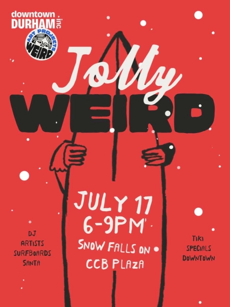 Jolly Weird Christmas in July at CCB Plaza
