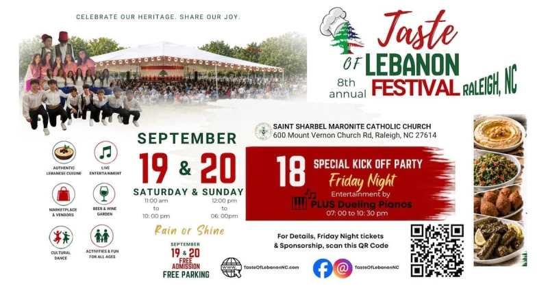 Taste of Lebanon Festival Raleigh