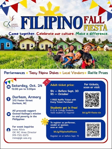 Filipino Fall Fiesta Durham 2026