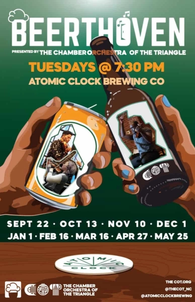 BEERthoven with The Chamber Orchestra of the Triangle Season Kickoff