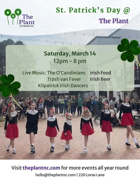 St Patricks Day Celebration at The Plant
