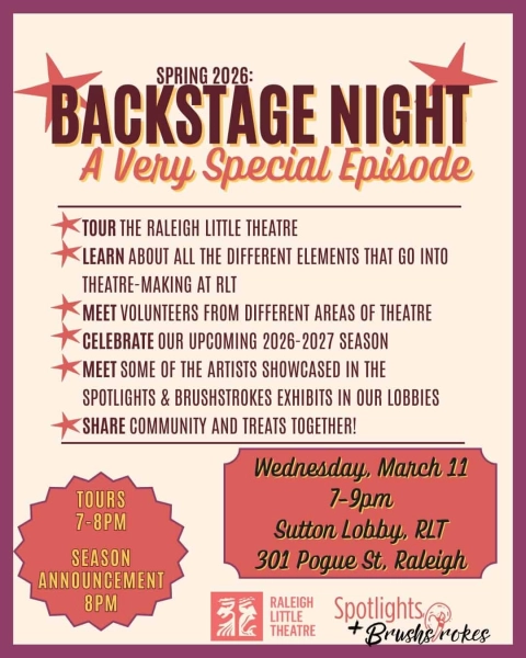 Raleigh Little Theatre Backstage Night Season Reveal
