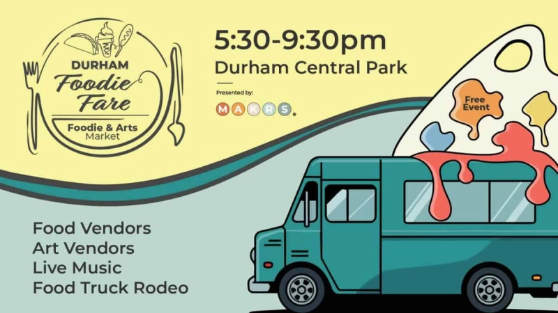 Durham Foodie Fare A Monthly Food Truck Art and Music Fest
