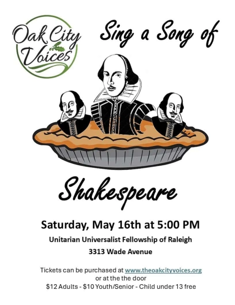 Oak City Voices Sings Shakespeare
